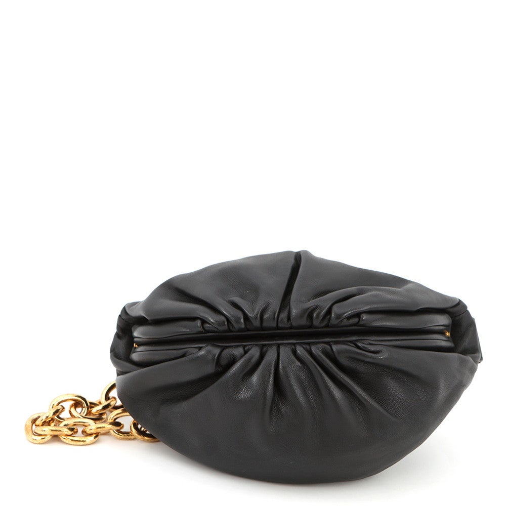 ◾️BOTTEGA VENETA（ボッテガ）良品 /ボディバッグ/ ブラック 黒 ボッテガヴェネタ ボディバッグ ザ・チェーンポーチ レザー 651445