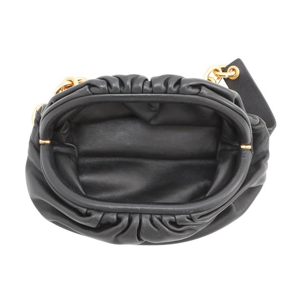 ボッテガヴェネタ ボディバッグ ザ・チェーンポーチ レザー 651445 BOTTEGA VENETA 黒