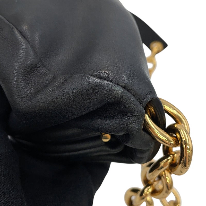 ボッテガヴェネタ ボディバッグ ザ・チェーンポーチ レザー 651445 BOTTEGA VENETA 黒