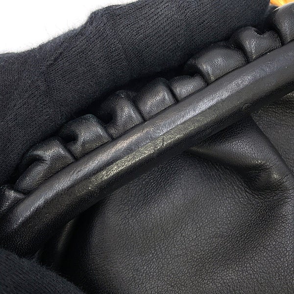 ボッテガヴェネタ ボディバッグ ザ・チェーンポーチ レザー 651445 BOTTEGA VENETA 黒