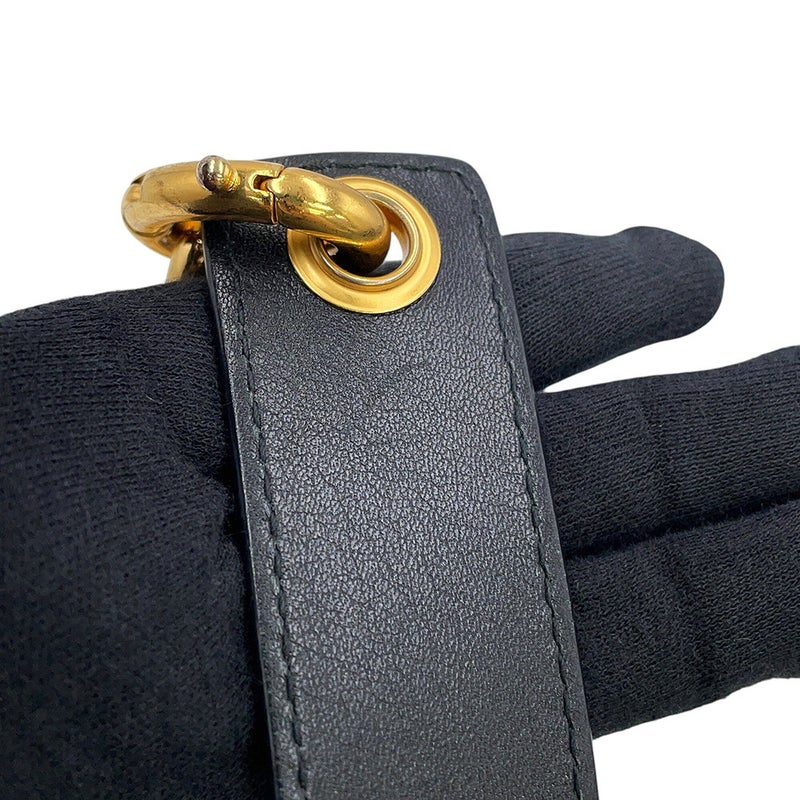 ボッテガヴェネタ ボディバッグ ザ・チェーンポーチ レザー 651445 BOTTEGA VENETA 黒