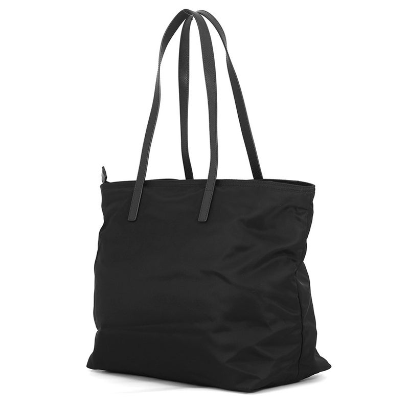 プラダ トートバッグ トライアングルロゴ ショッピングバッグ ナイロン 1BG052 PRADA 黒
