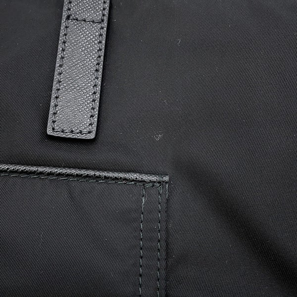 プラダ トートバッグ トライアングルロゴ ショッピングバッグ ナイロン 1BG052 PRADA 黒