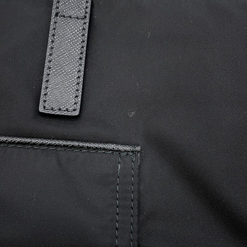 プラダ トートバッグ トライアングルロゴ ショッピングバッグ ナイロン 1BG052 PRADA 黒