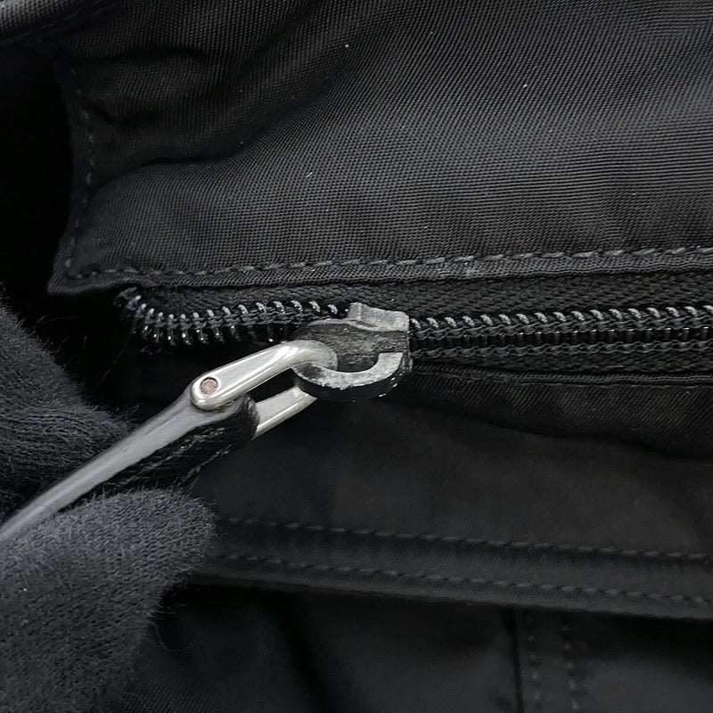 プラダ トートバッグ トライアングルロゴ ショッピングバッグ ナイロン 1BG052 PRADA 黒