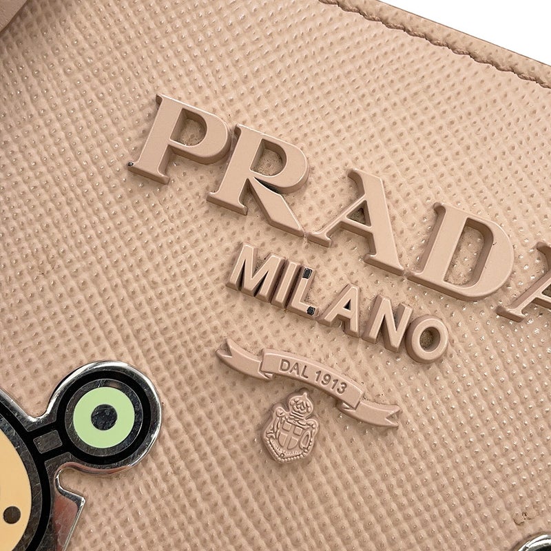 プラダ ハンドバッグ ロボットモチーフ サフィアーノレザー PRADA 1BA156 2way