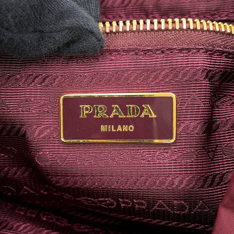 プラダ リュック トライアングルロゴ バックパック ナイロン サフィアーノレザー BZ0030 PRADA リュックサック バッグ