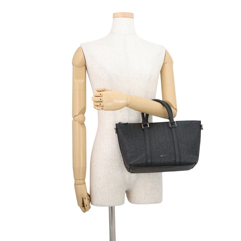 ディオール ハンドバッグ ディオール グラビティ ウィークエンダー25 カーフレザー 1ESPO322LLG Christian Dior 黒