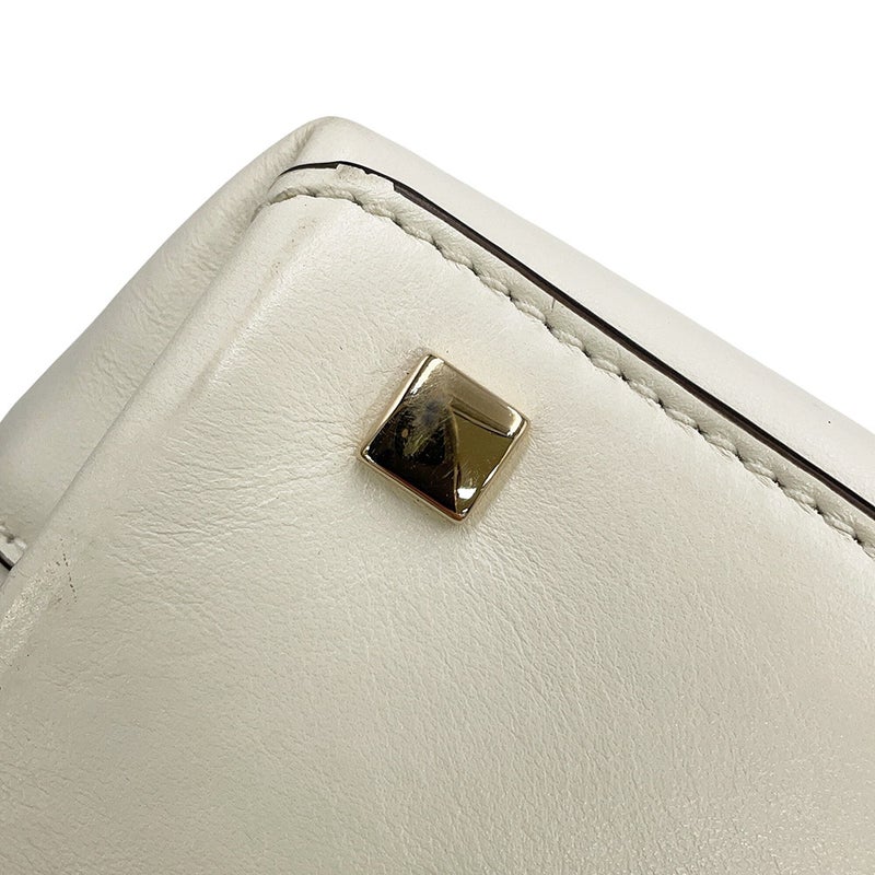 ジミーチュウ ハンドバッグ ボンボン スモール レザー JIMMY CHOO 2way 白