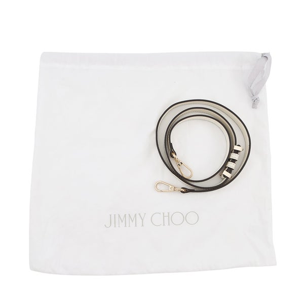ジミーチュウ ハンドバッグ ボンボン スモール レザー JIMMY CHOO 2way 白