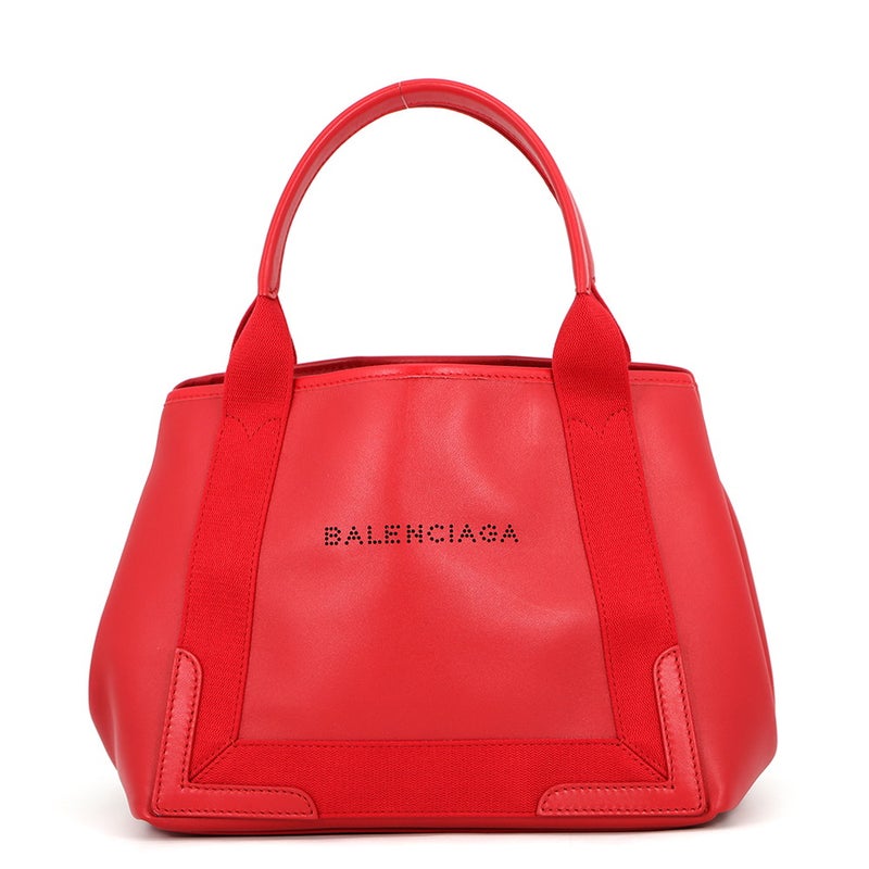 バレンシアガ トートバッグ ネイビーカバス S ポーチ付 キャンバス 339933 BALENCIAGA