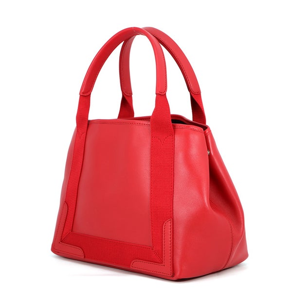 バレンシアガ トートバッグ ネイビーカバス S ポーチ付 キャンバス 339933 BALENCIAGA