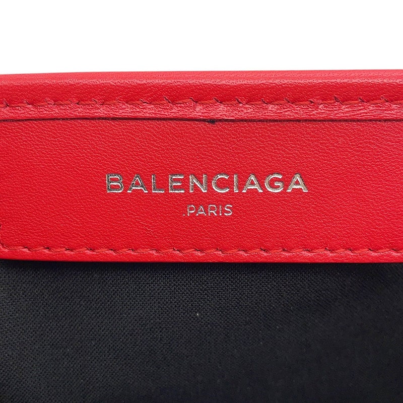 バレンシアガ トートバッグ ネイビーカバス S ポーチ付 キャンバス 339933 BALENCIAGA