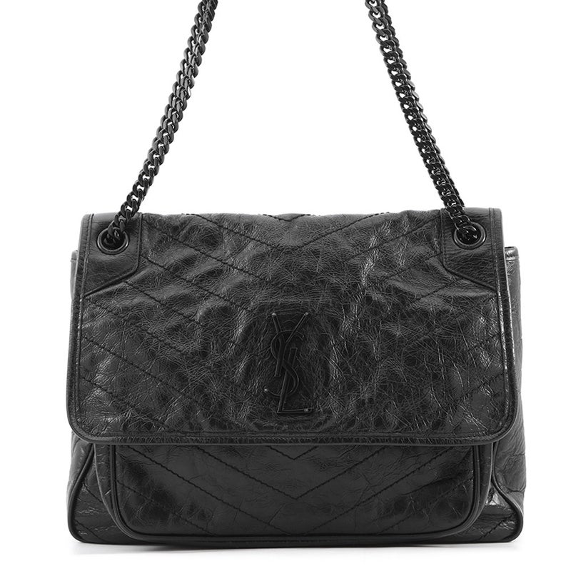 サンローランパリ チェーンショルダーバッグ ニキ ラージ 506854 SAINT LAURENT PARIS 黒