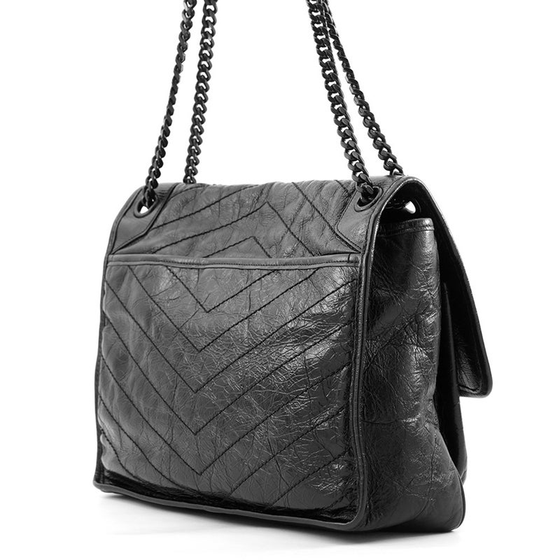 サンローランパリ チェーンショルダーバッグ ニキ ラージ 506854 SAINT LAURENT PARIS 黒