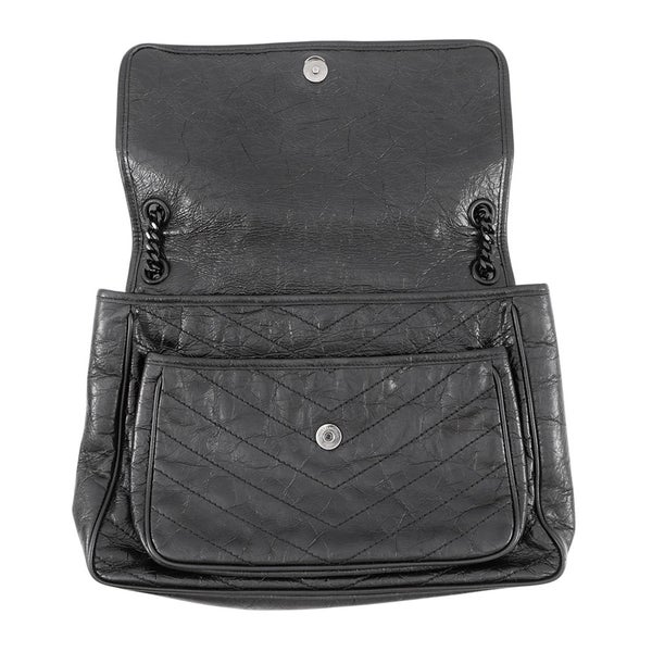 サンローランパリ チェーンショルダーバッグ ニキ ラージ 506854 SAINT LAURENT PARIS 黒