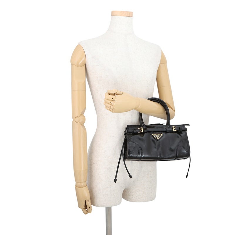 プラダ ハンドバッグ ボニー ミニ レザー 1BA486 PRADA 2way 黒