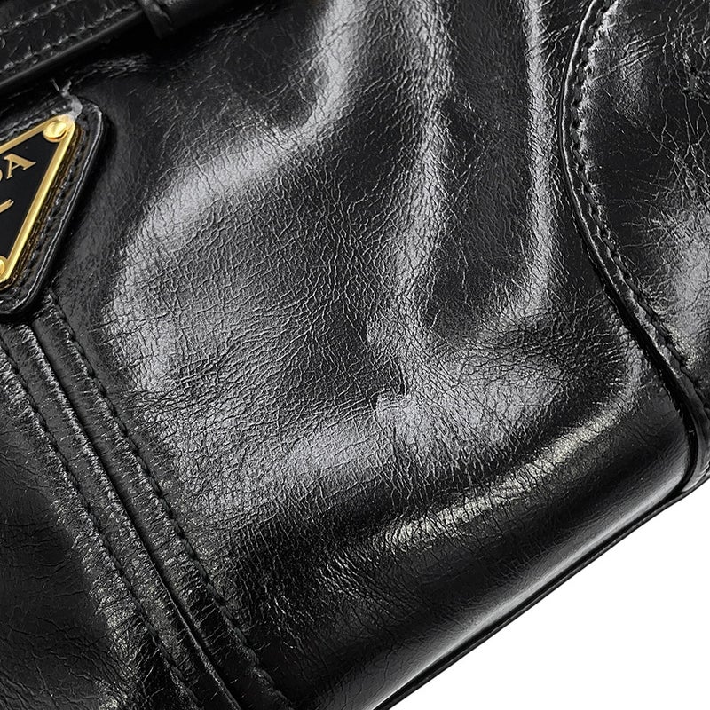 プラダ ハンドバッグ ボニー ミニ レザー 1BA486 PRADA 2way 黒