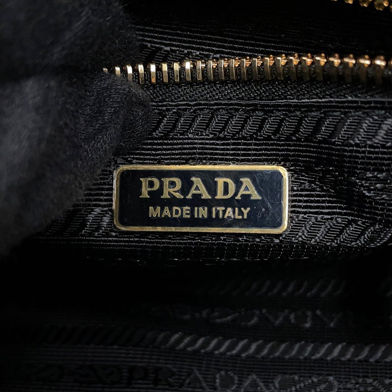 プラダ ハンドバッグ ボニー ミニ レザー 1BA486 PRADA 2way 黒