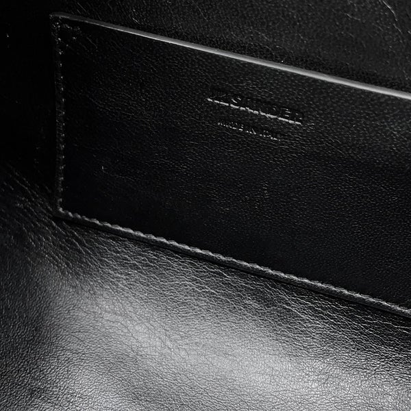 ジルサンダー ショルダーバッグ カンノーロ グランデ カーフレザー J08WD0051 JIL SANDER 黒