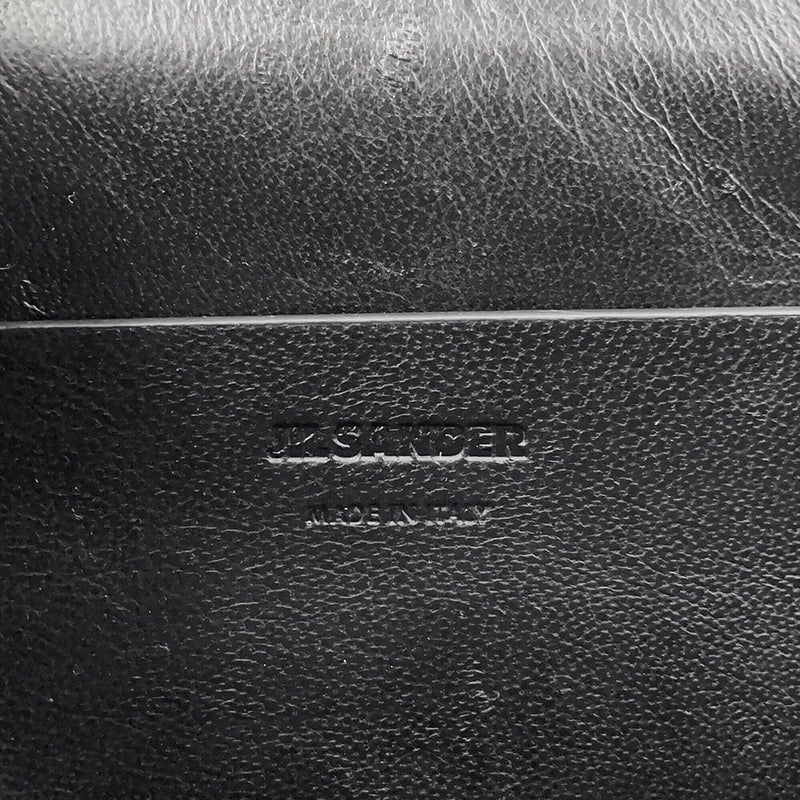 ジルサンダー ショルダーバッグ カンノーロ グランデ カーフレザー J08WD0051 JIL SANDER 黒