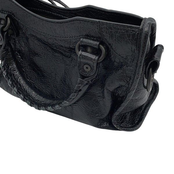 バレンシアガ ショルダーバッグ ル シティ ミニ アリーナラムスキン 806395 BALENCIAGA 2way 黒