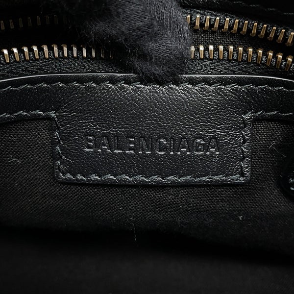 バレンシアガ ショルダーバッグ ル シティ ミニ アリーナラムスキン 806395 BALENCIAGA 2way 黒