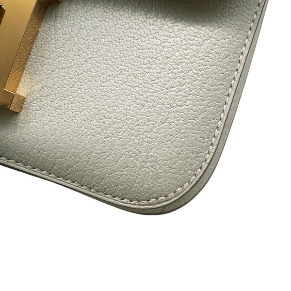 エルメス ミニ コンスタンス3 ミロワール ヴェルソ マッシュルーム/チャイ/ゴールド金具 シェブルミゾル/スイフト W刻印