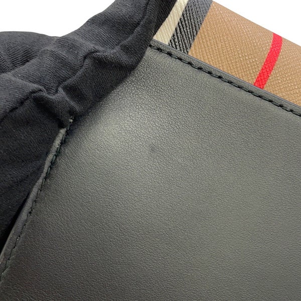 バーバリー トートバッグ ストライプ ブックトート PVC レザー 80730571 BURBERRY