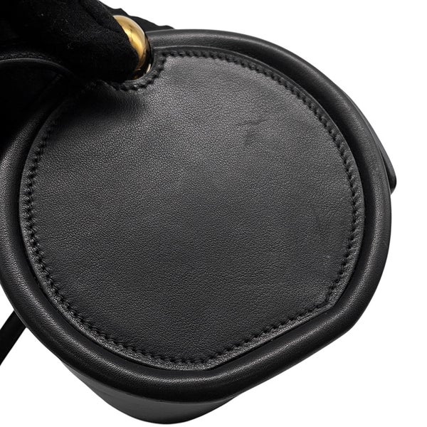 エルメス ショルダーバッグ マキシモール ブラック/ゴールド金具 スイフト B刻印 黒