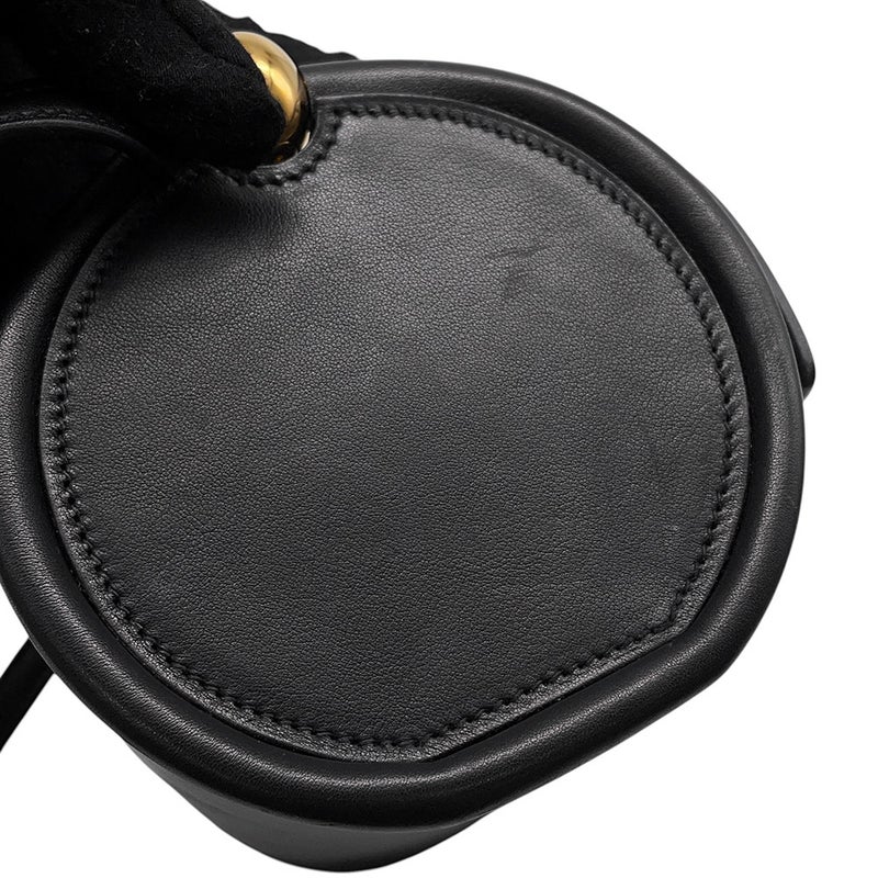 エルメス ショルダーバッグ マキシモール ブラック/ゴールド金具 スイフト B刻印 黒