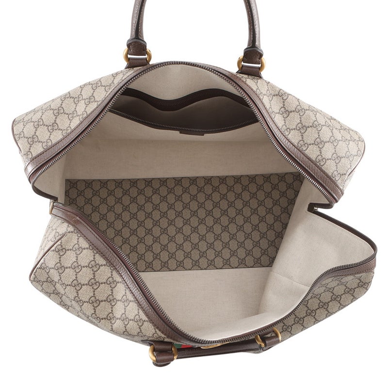グッチ ボストンバッグ GGスプリーム シェリーライン 547959 GUCCI 2wayショルダーバッグ 旅行用 トラベル