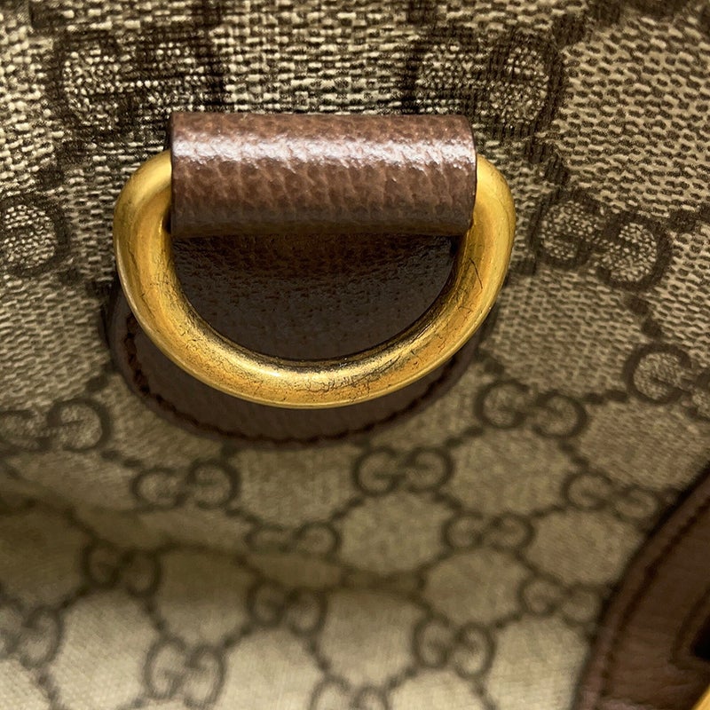 グッチ ボストンバッグ GGスプリーム シェリーライン 547959 GUCCI 2wayショルダーバッグ 旅行用 トラベル