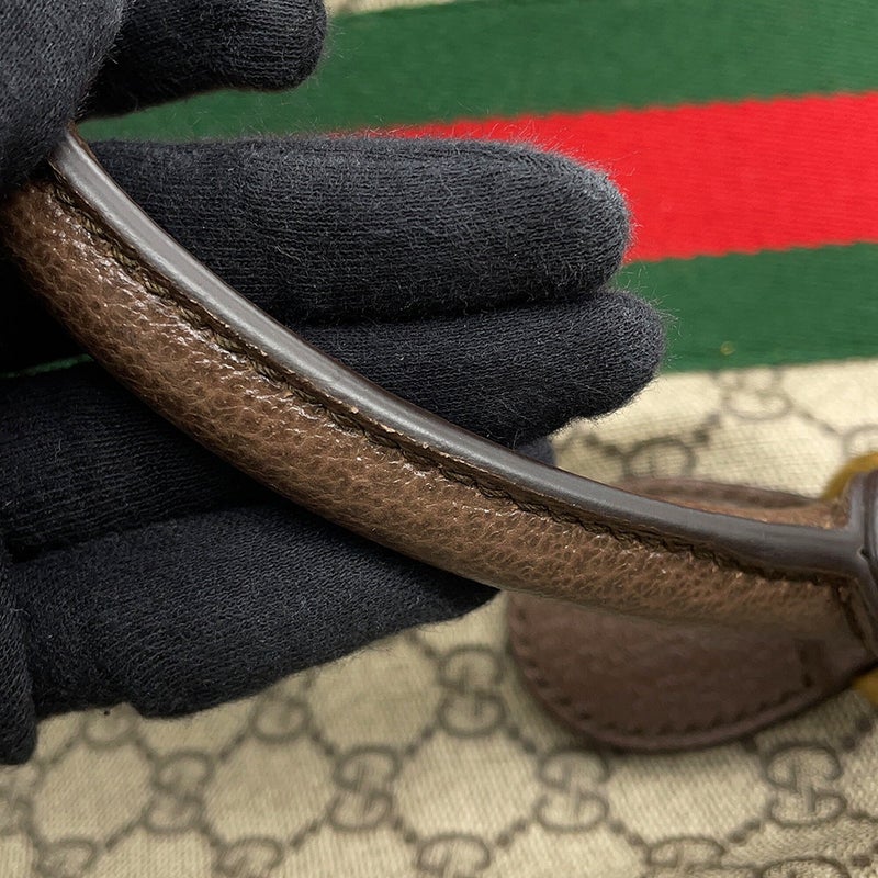 グッチ ボストンバッグ GGスプリーム シェリーライン 547959 GUCCI 2wayショルダーバッグ 旅行用 トラベル