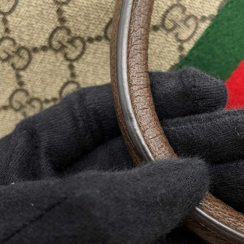 グッチ ボストンバッグ GGスプリーム シェリーライン 547959 GUCCI 2wayショルダーバッグ 旅行用 トラベル