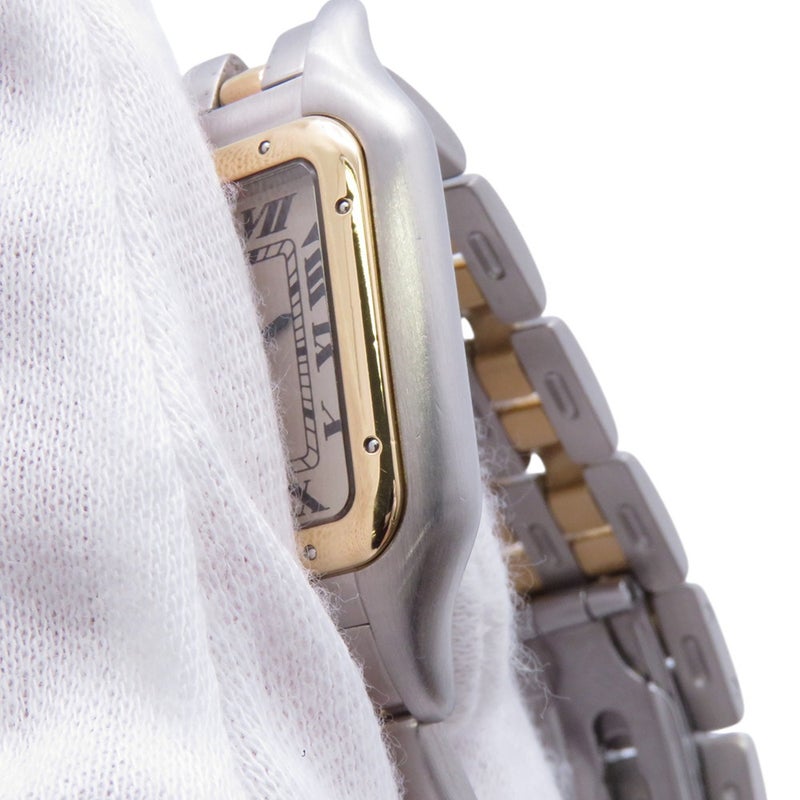 カルティエ パンテール 2ロウ LM W25027B6 Cartier 腕時計 アイボリー文字盤 クォーツ