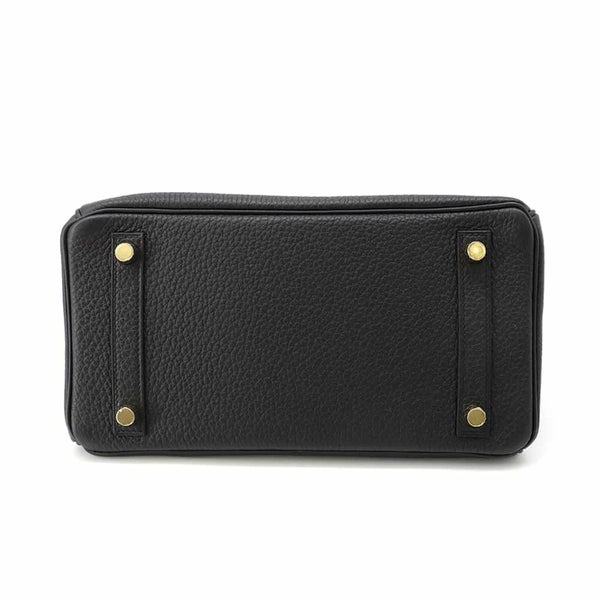 エルメス バーキン25 ブラック/ゴールド金具 トゴ U刻印 HERMES Birkin ハンドバッグ 黒