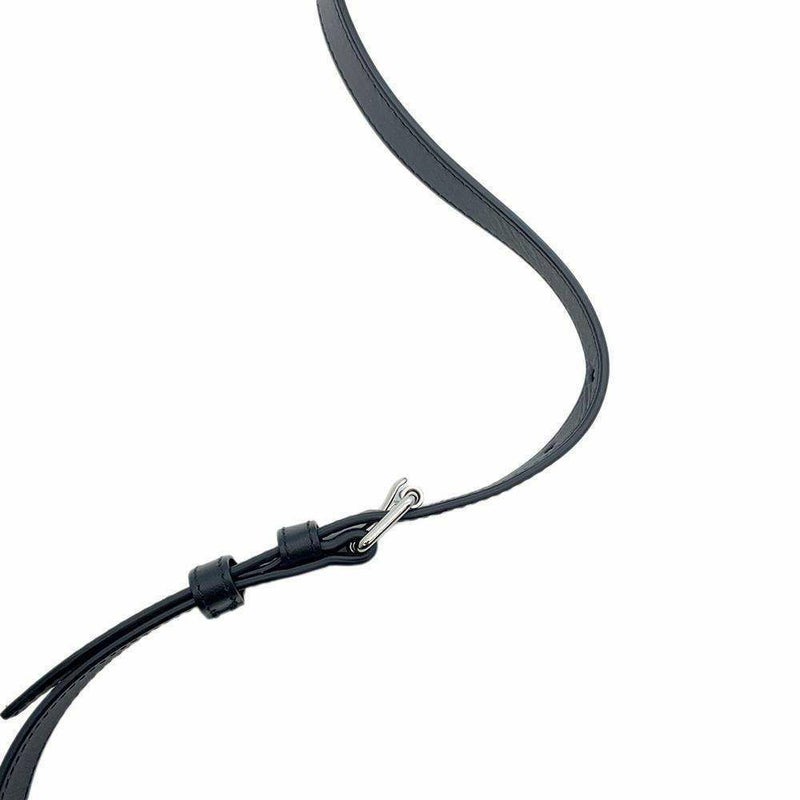 バーバリー トートバッグ チェック ロゴ PVC レザー BURBERRY 2wayショルダー ハンドバッグ 黒