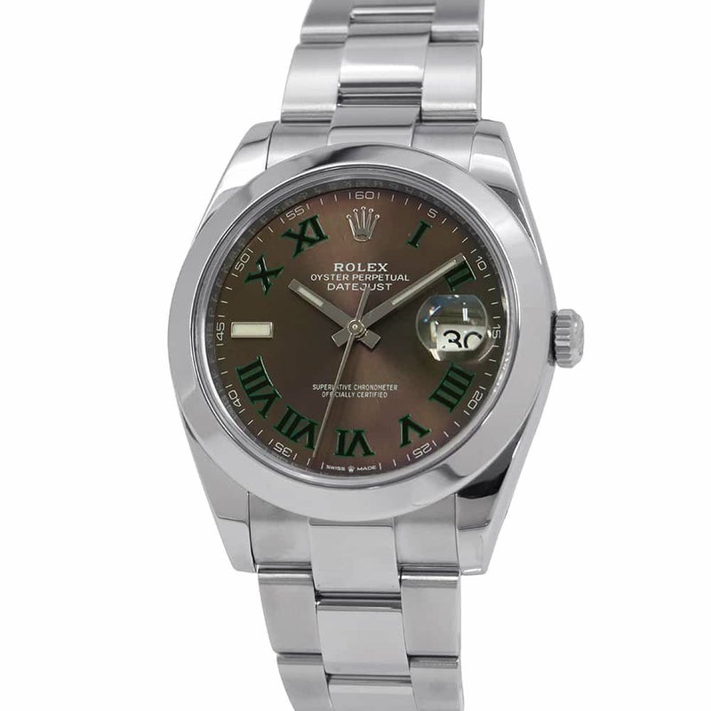 ロレックス デイトジャスト41 126300 ROLEX 腕時計 スレート文字盤