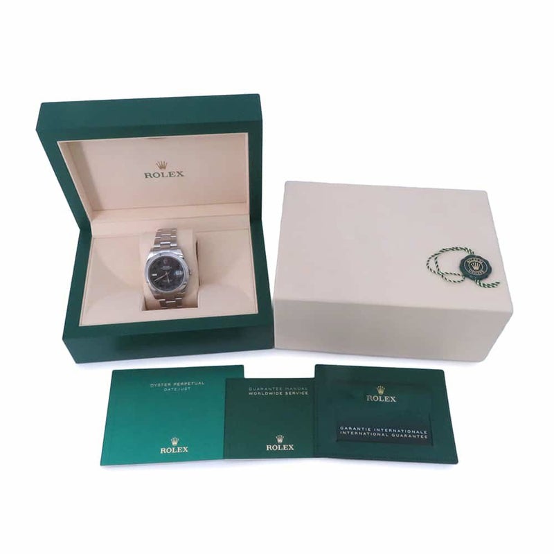 ロレックス デイトジャスト41 126300 ROLEX 腕時計 スレート文字盤