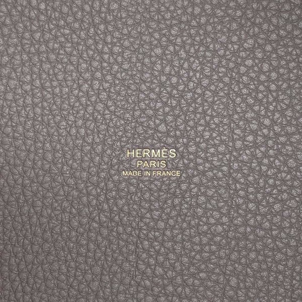 エルメス ハンドバッグ ピコタンロックPM グリメイヤー/ゴールド金具 トリヨンクレマンス W刻印