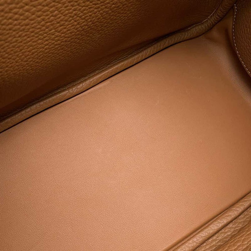 エルメス ハンドバッグ リンディ30 ゴールド/シルバー金具 トリヨンクレマンス W刻印 2wayショルダー