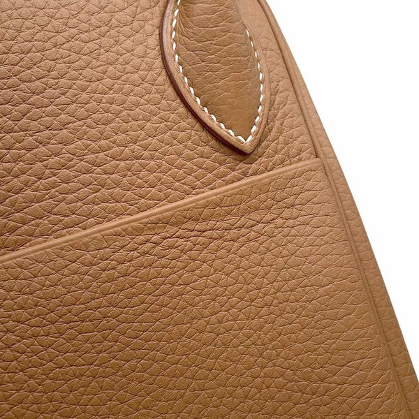 エルメス ハンドバッグ リンディ30 ゴールド/シルバー金具 トリヨンクレマンス W刻印 2wayショルダー