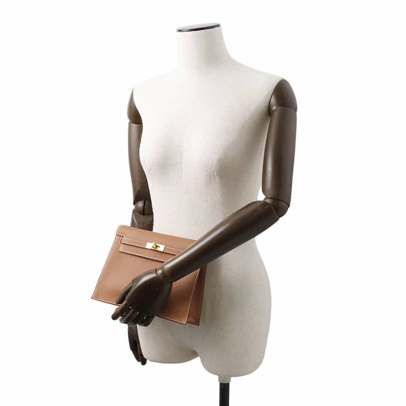 エルメス ショルダーバッグ ケリーダンス2 ゴールド/ゴールド金具 エバーカラー W刻印 クラッチバッグ