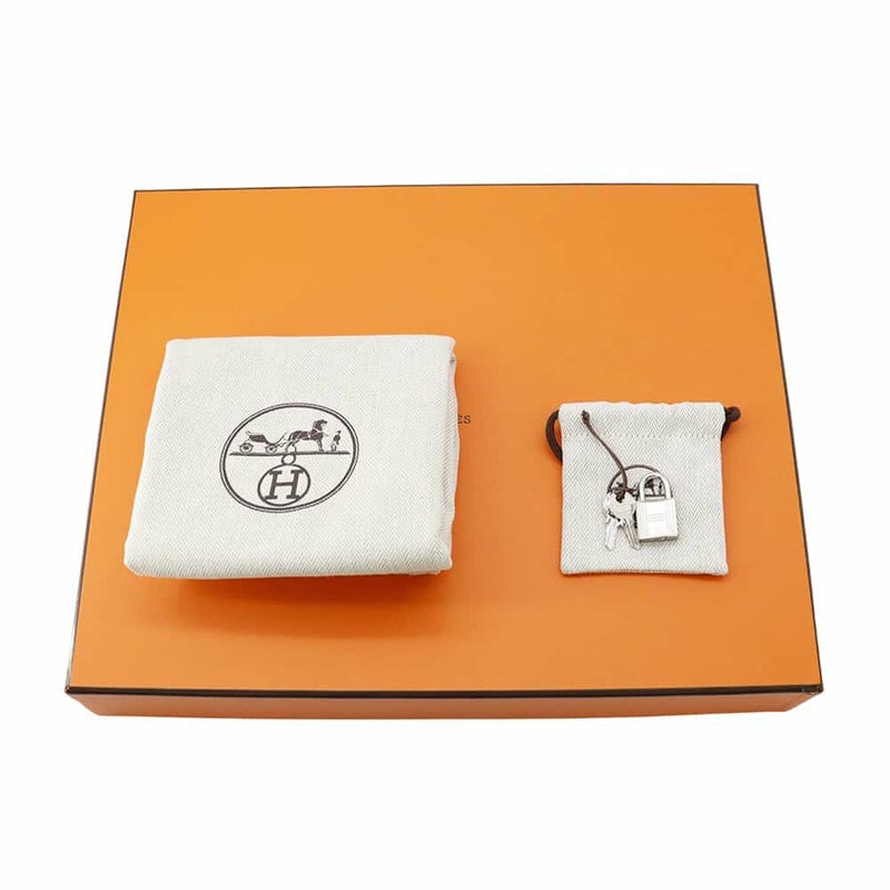 エルメス ハンドバッグ ピコタンロックMM ブラック/シルバー金具 トリヨンクレマンス W刻印 黒