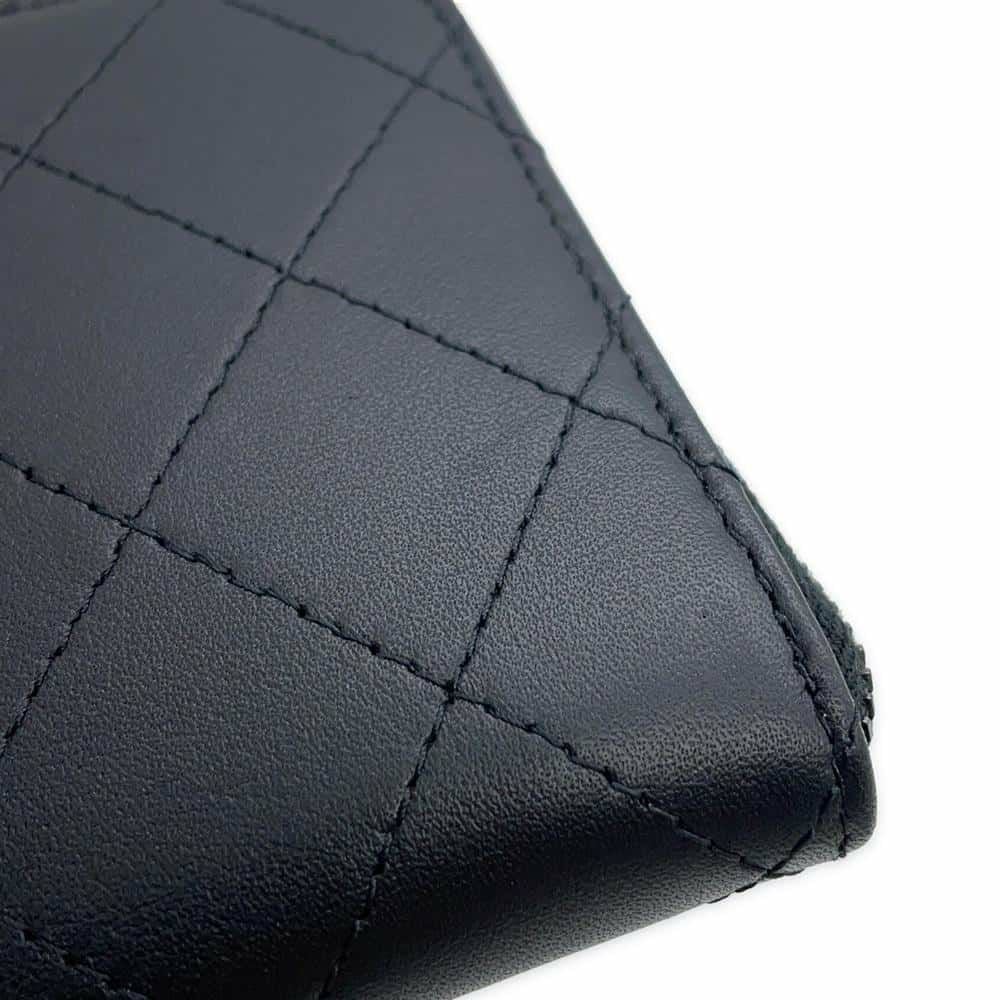 シャネル コインケース ココマーク マトラッセ L字ファスナー