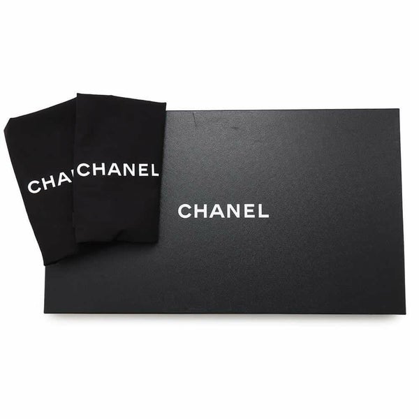 シャネル ロングブーツ ココマーク チェーン レディースサイズ37C G39171 CHANEL 靴 黒