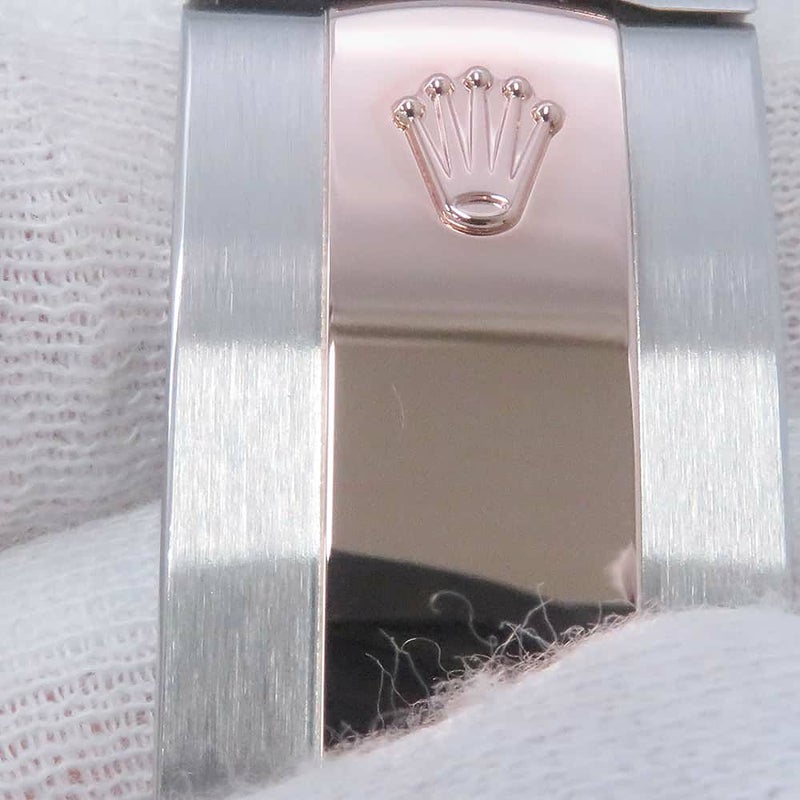 ロレックス デイトジャスト41 SS/K18PG 126331G ROLEX 腕時計 チョコレート文字盤 10Pダイヤ　エバーローズゴールド