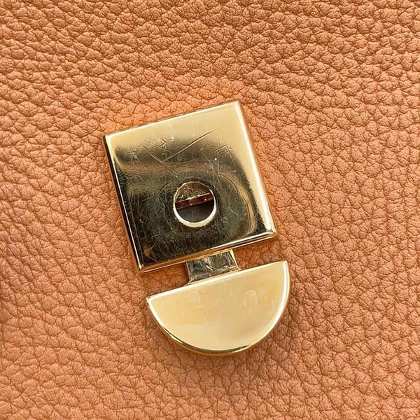 デルヴォー ハンドバッグ タンペートPM クリスピーカーフレザー AA0612AMF0ADNDO 2way ブラウン デルボー