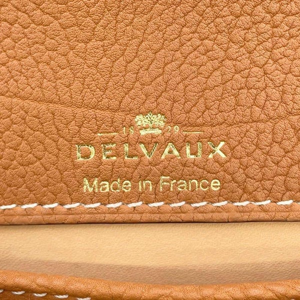 デルヴォー ハンドバッグ タンペートPM クリスピーカーフレザー AA0612AMF0ADNDO 2way ブラウン デルボー